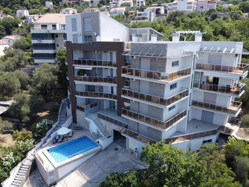 Sea View Apartments Panorama Przno Sveti Stefan Exterior photo