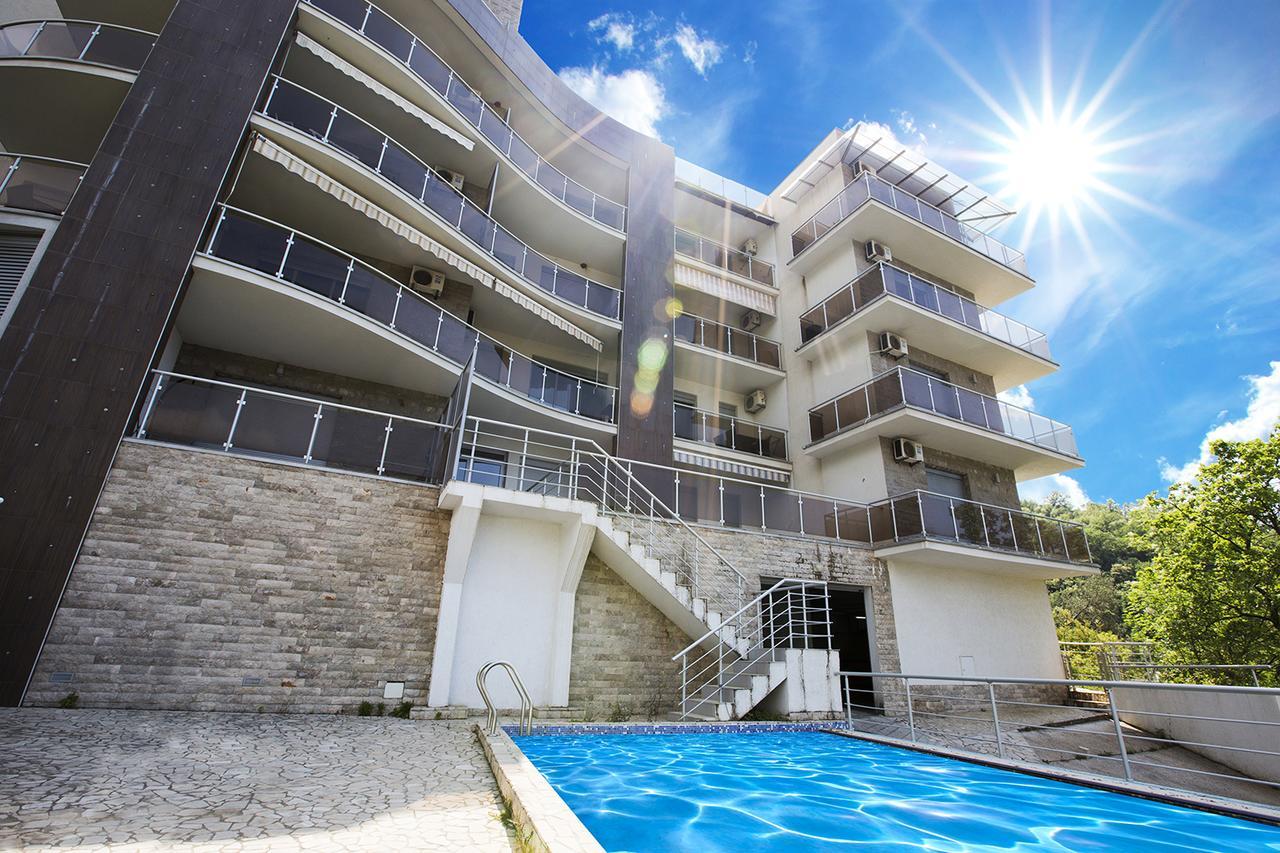 Sea View Apartments Panorama Przno Sveti Stefan Exterior photo